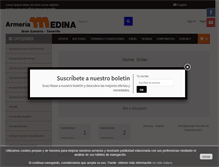 Tablet Screenshot of cazaencanarias.es